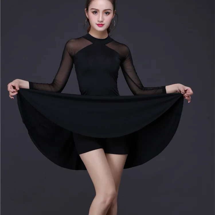 Latin Dance Skirt For Women Adult Flamengo Samba Latina Ballroom Dancing Dress Performance Costume Dance Practice Skirt For Girl