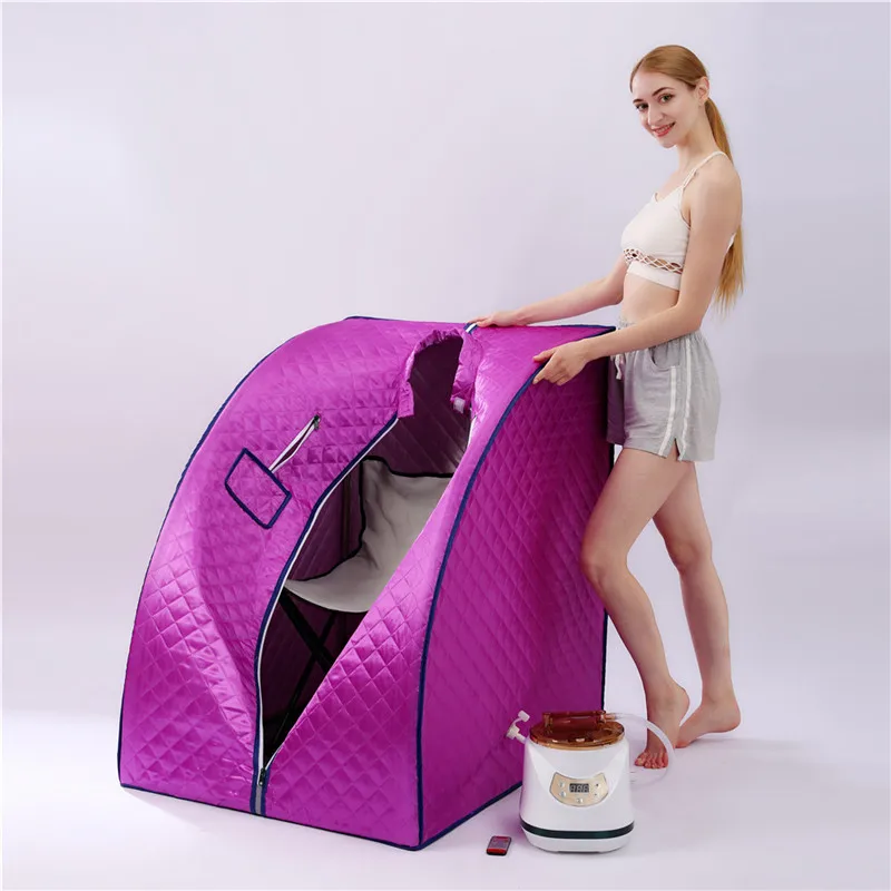 Portable Home Steam Sauna Generator New 3.0L 1500W Slimming Household Box Ease Insomnia Stainless Steel Pipe Support