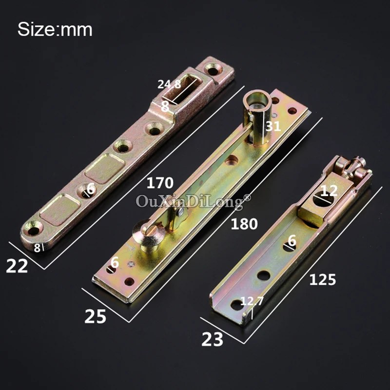 

Комплект усиленных напольных пружин для поворотных дверей, аксессуары для стеклянных дверей в рамах, верхние и нижние оси для дверей, фурнитура для деревянных дверей