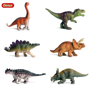 Oenux Mini Jurassic Stegosaurus Saichania PVC Padat Dunia Dinosaurus Model Hewan Koleksi Figur Aksi Mainan untuk Anak-anak 10 mainan jurassic world dengan penjualan terbaik - №