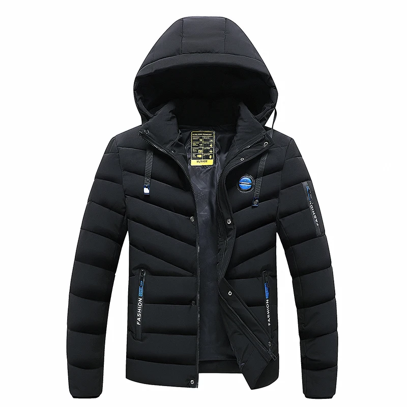 2022 inverno novo quente à prova de vento quente grosso jaqueta parkas casaco masculino outono marca outwear moda com capuz clássico casual parka