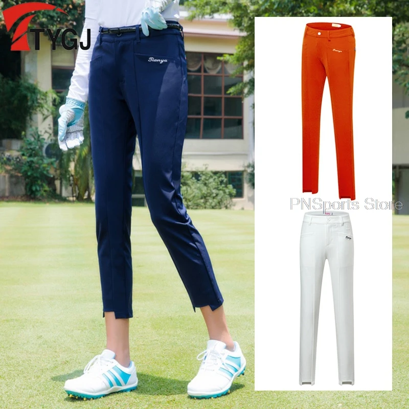 

Women High Quality Sweatpants Women Slim Golf Trousers Ladies Spring Summer Sports Wear Tennis Casual Ankle Length Long Pants