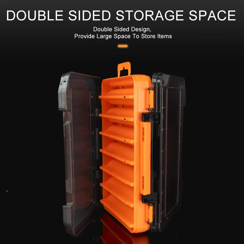 Kingdom Fishing Box 12 Compartments High Quality Double Side Multifunctional Storage Lure Tackle Boxes For Fishing Accessories