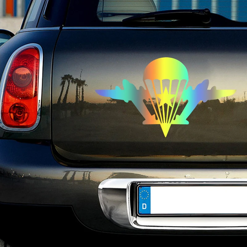 

ВДВ без парашютиста Die-Cut Vinyl Decal Car Sticker Waterproof Auto Decors on Car Body Bumper Rear Window Laptop #S60784