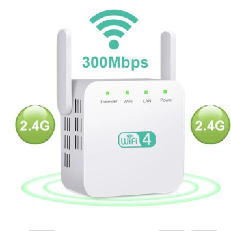 Répéteur Wi-Fi 1200 GHz, 2.4 Mb/s, longue portée, amplificateur de signal sans fil pour extension de réseau