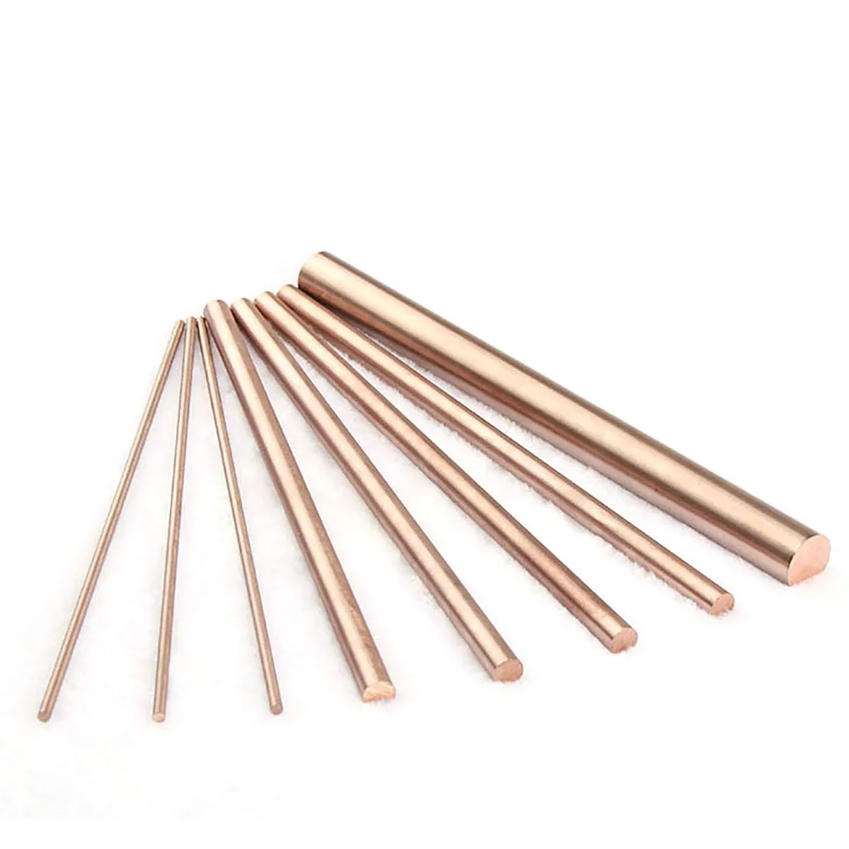 1pcs W80Cu20 Spot Welding Electrode Rod W80 Tungsten Copper Alloy Bar Length 200mm Diameter 2 to 8mm