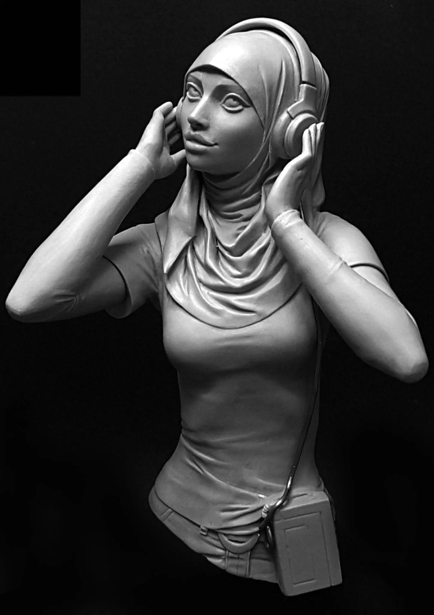 108mm  Resin Model Bust GK， Unassembled and unpainted kit