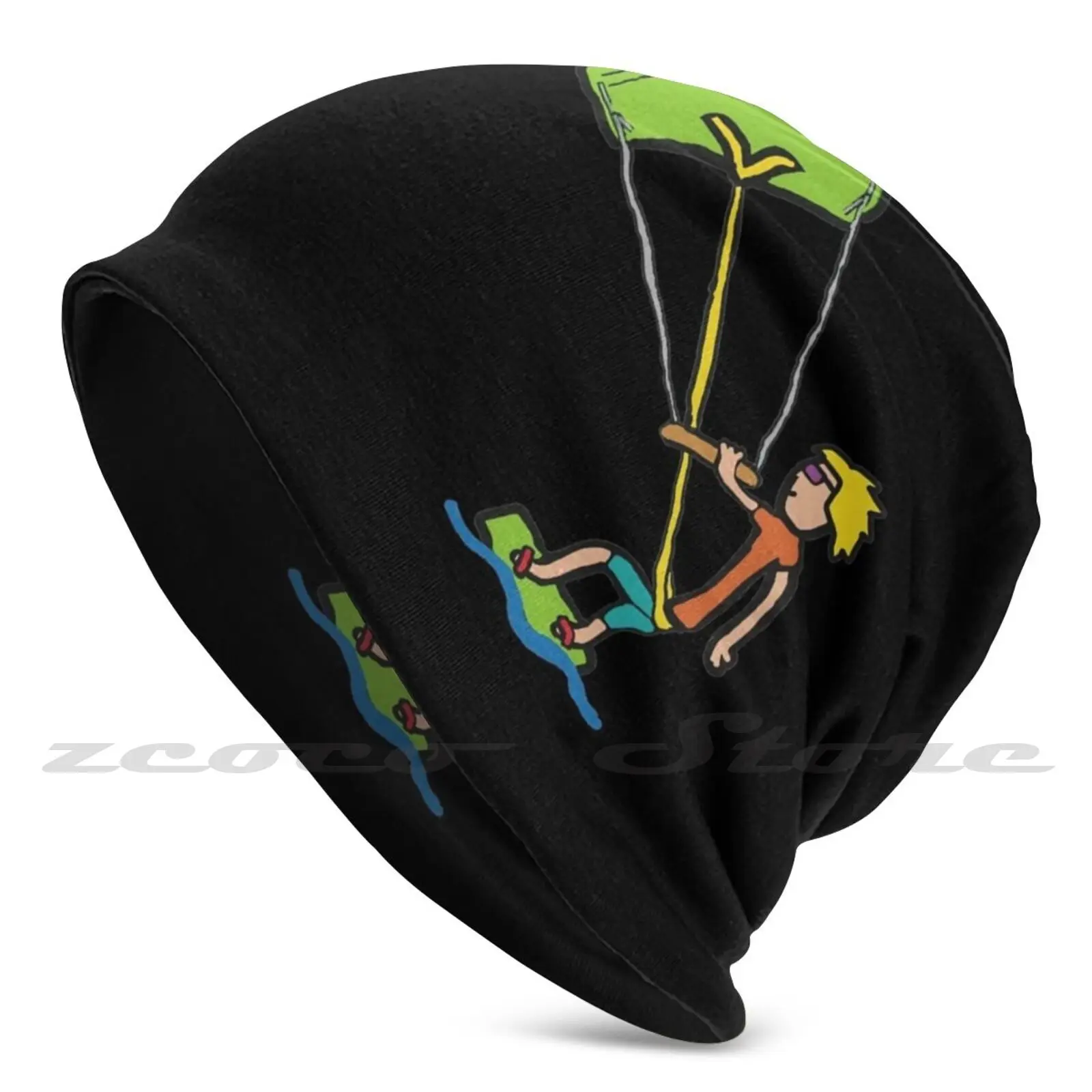 Kiteboarding Knit Hat Elastic Soft Personalized Pattern Present Cap Kitesurfing Kiteboarding Kite Surfing Kite Boarding