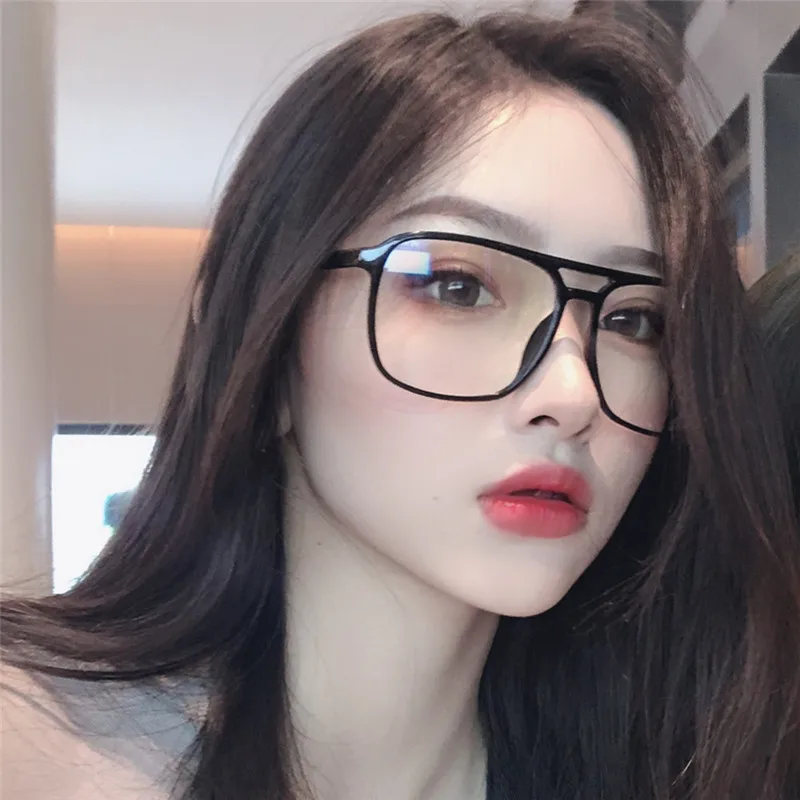 New unisex square Myopia glasses for men women pc frame glasses plain glasses Nearsighted Eyewear Glasses -1.0 -2.5 -1.5