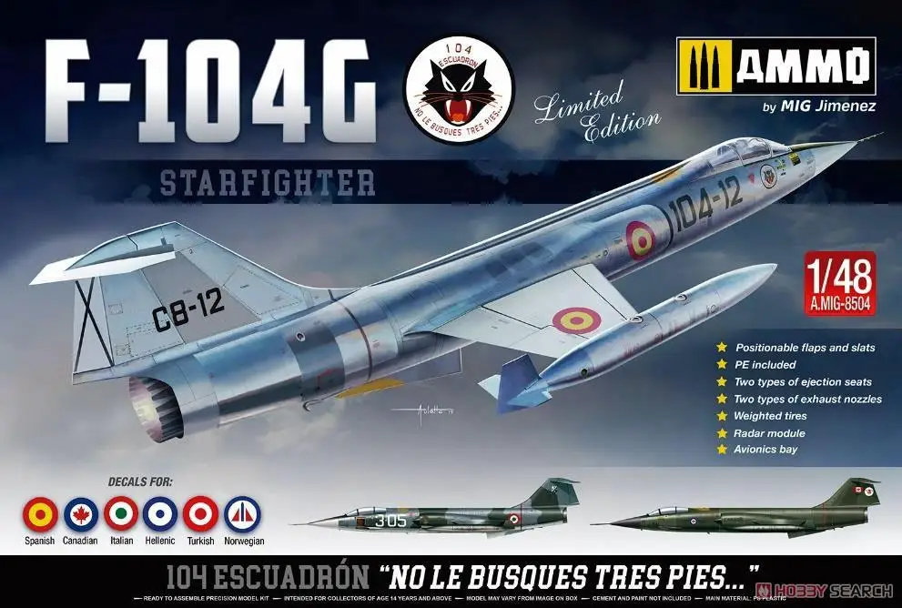 AMMO 8504 1/48 F-104G Starfighter 