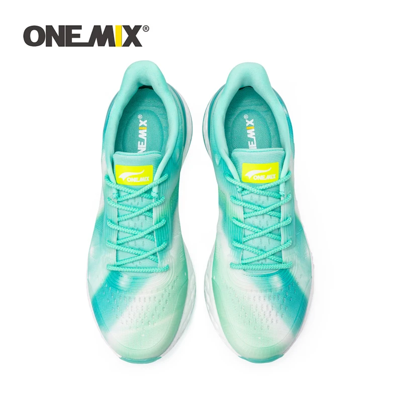 ONEMIX Summer Breathable Mesh Sneakers for Women Jacquard Gradient Soft Tenis Jogging Shoes Lightweight Leisure Outdoor Sneakers