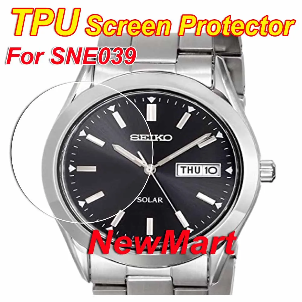 3Pcs For SNE102 SNE039 SNE273 SNE498 SNE499 SNE497 SNE331 SNE329 SNE537 SNE535 SNE533 095 TPU Nano Screen Protector For Seiko