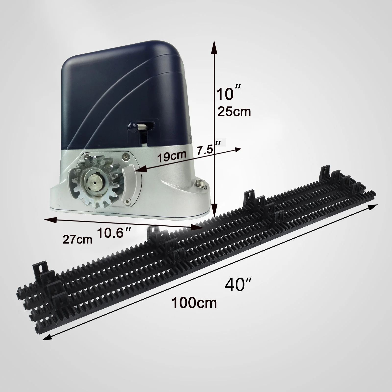 Nylon Gear Rack Rail for AUTO Sliding Gate Opener 1 Meters Per PCS 1 order