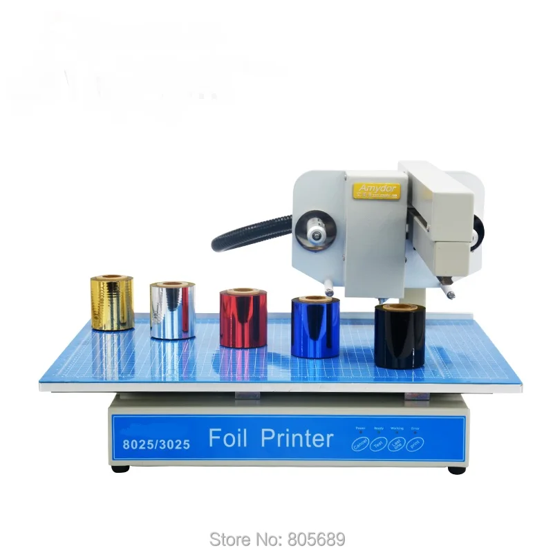 3025 hot digital foil stamping machine on the book diary digital print free shipping