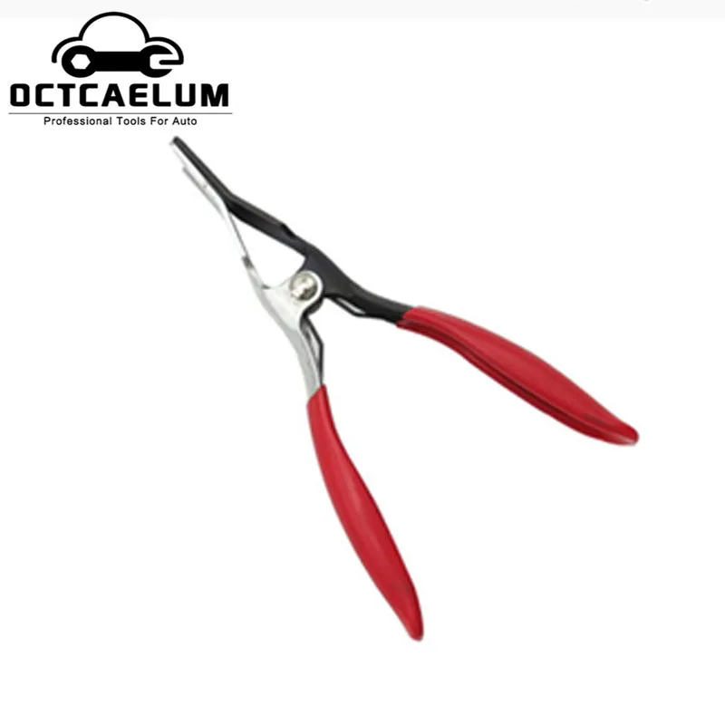 Auto Hose Clamp Plier Car Clip Plier Cable Type Flexible Wire Long Pliers Tube Bundle Tool AT2355