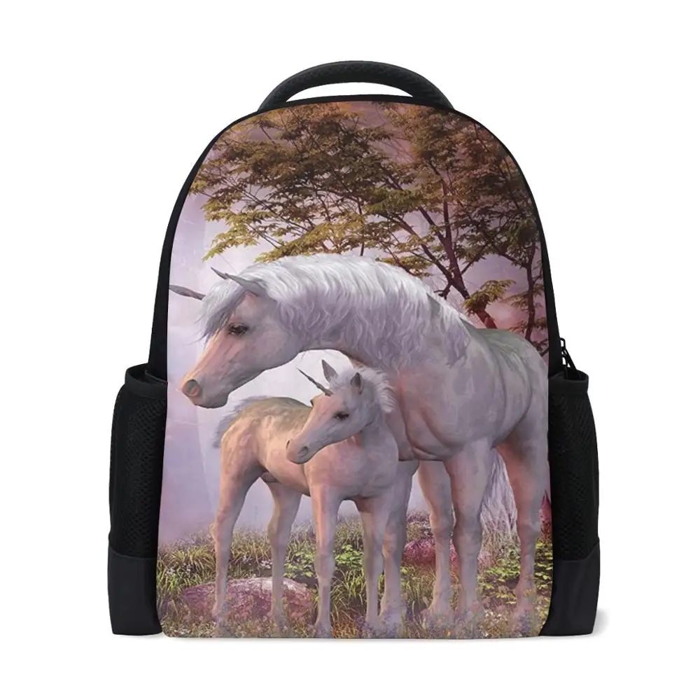 

2020 Hot Children Orthopedic Schoolbag Kids Preschooler Backpacks Unicorn printing School Bags Mjoypack Mochila Escolar Menino