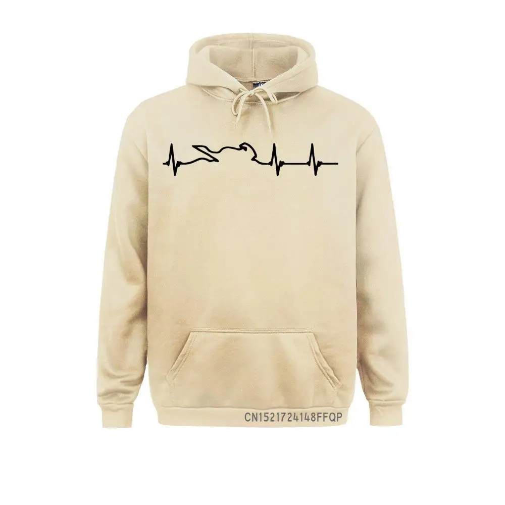 Sweats à capuche amusants pour hommes, pulls pour hommes, sweat-shirt respirant, électrocardiogramme de cœur de course de moto, plus tard en hiver