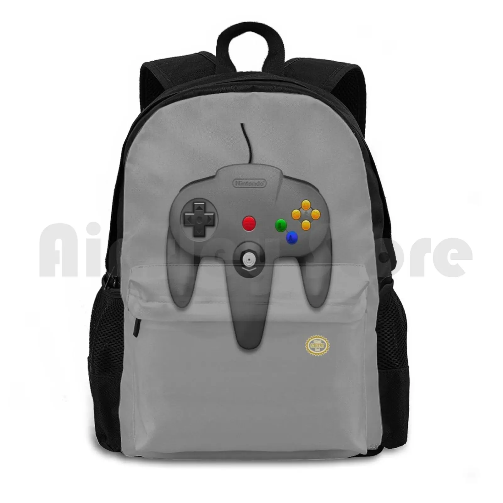 64 Outdoor Hiking Backpack Waterproof Camping Travel 64 Controller Game Video Video Game N64 Nastolgia Nerd