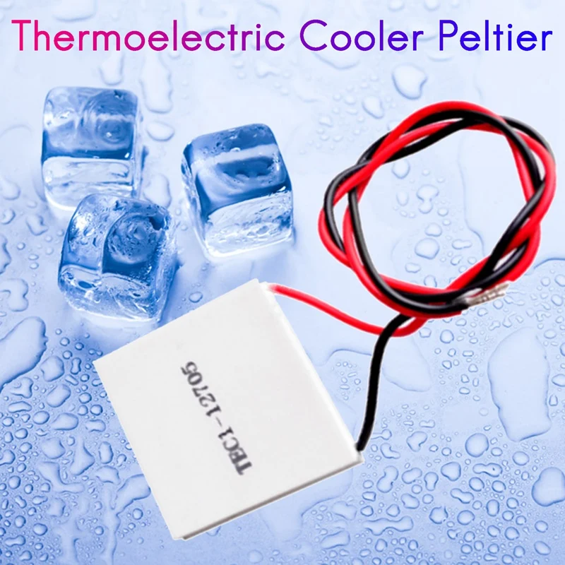 Newest TEC1-12705 Thermoelectric Cooler Peltier 40X40mm TEC12705 Peltier Elements Module for Cooler Radiator