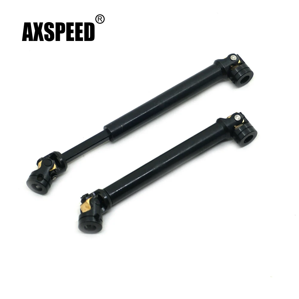 AXSPEED Steel 90/100/110mm Transmission Drive Shaft for Axial SCX10 90027 90028 90035 90053  D90 D110 TF2 CC01 1/10 RC Car Model