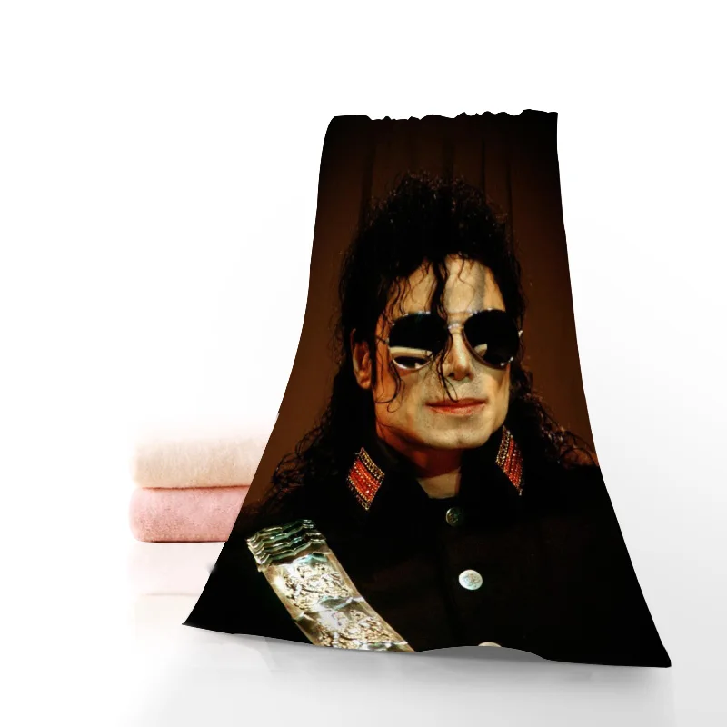 Hot Sale Michael  Jackson 35x75cm Fitness Sports Towel Portable Quick-drying Towel Yoga Outdoor Microfiber Sports Towel