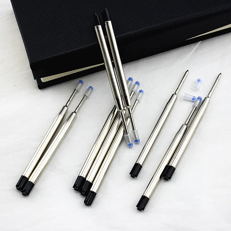 98mm B2 Tactical Pen Refill 424 Metal Refills Metal Ballpoint Pen Refill Universal Black Blue Refills For Tactical Pens