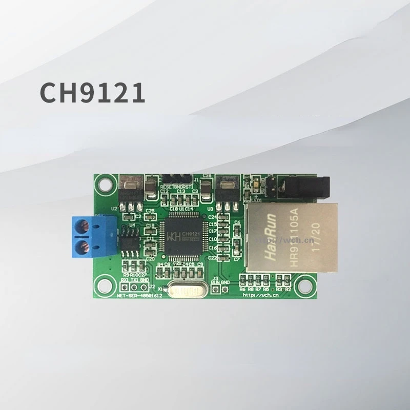 CH9121 Network to 485 Serial Port Module RS485 Serial Port 100m Ethernet RS485 Passthrough