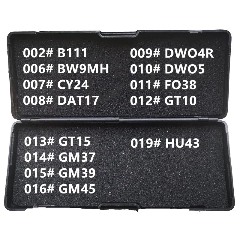 31-43 LiShi 2 w 1 HU100R HU162T9 HU162T10 HU39 HON58R HON66 HON70 HYN11 HY15 HYN7R HY16 HY17 narzędzia ślusarskie dla wszystkich typów