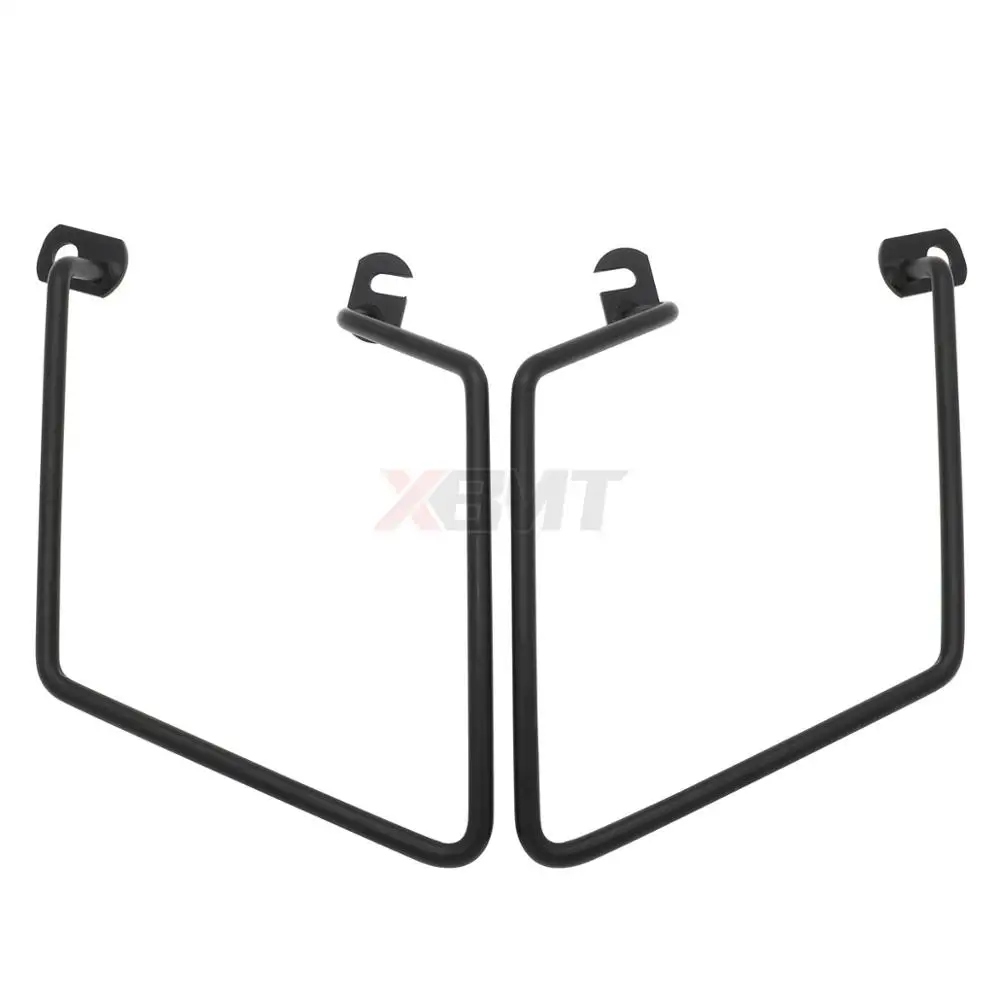 Motorcycle Solid Saddlebag Support Bracket Side Mount Trunk Bag Holder For Kawasaki W400 W650 W800 W 400 650 800