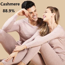 cashmere mens thermal underwear sets women winter clothes mens thermals for men's long johns couple base layer inner wear bottom