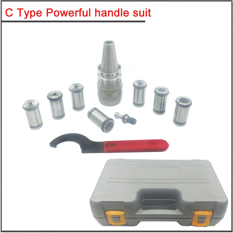 BT30 BT40 NT40-C32-100L High-precision CNC Milling Chuck Holder Powerful knife handle set  Milling Clamping Tool Set