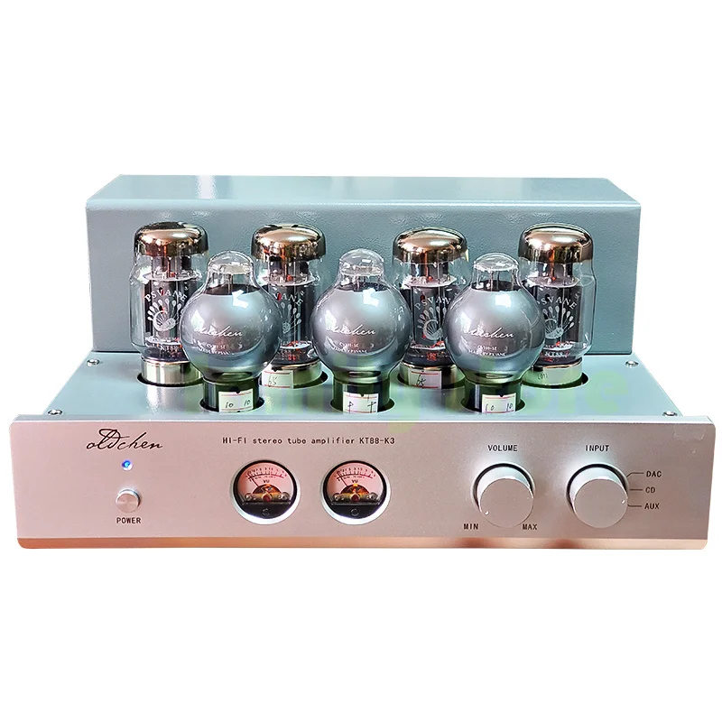 LaoChen KT88 Push-Pull Amplifier Class A Electron Tube Single-Ended HIFI Audio Amplifier 18Hz--35KHz,Use Electron Tube 6SN7-SEX3