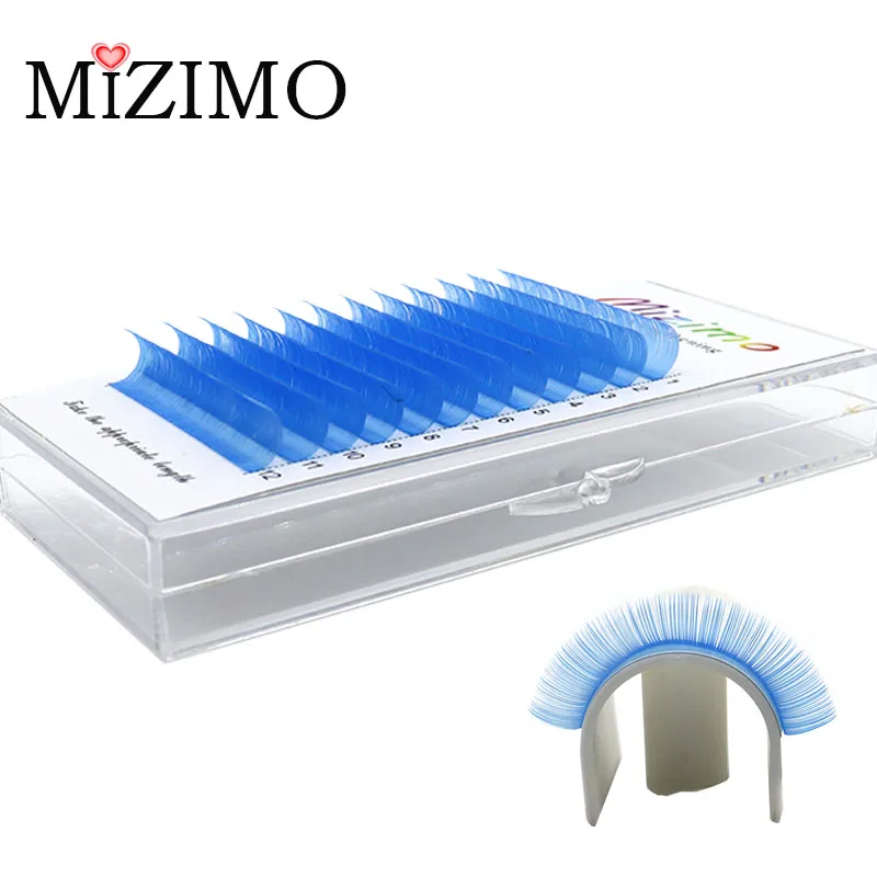 MIZIMO New 8-15mm Length  Light Color Color Grafted Eyelashes Artificial Nink Hair Personalized Eyelash Extension Tool Makeup