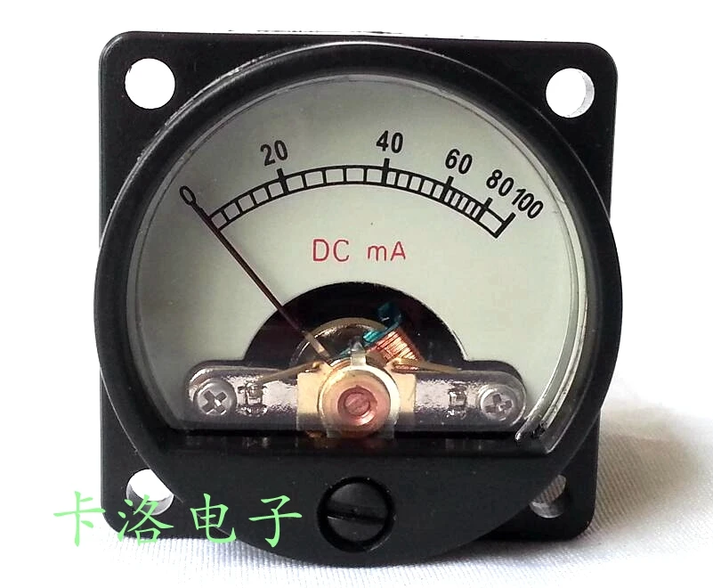 Acessórios do forro do amperímetro da c.c. de dc100ma com luz de fundo tubo eletrônico 300b forro amperímetro