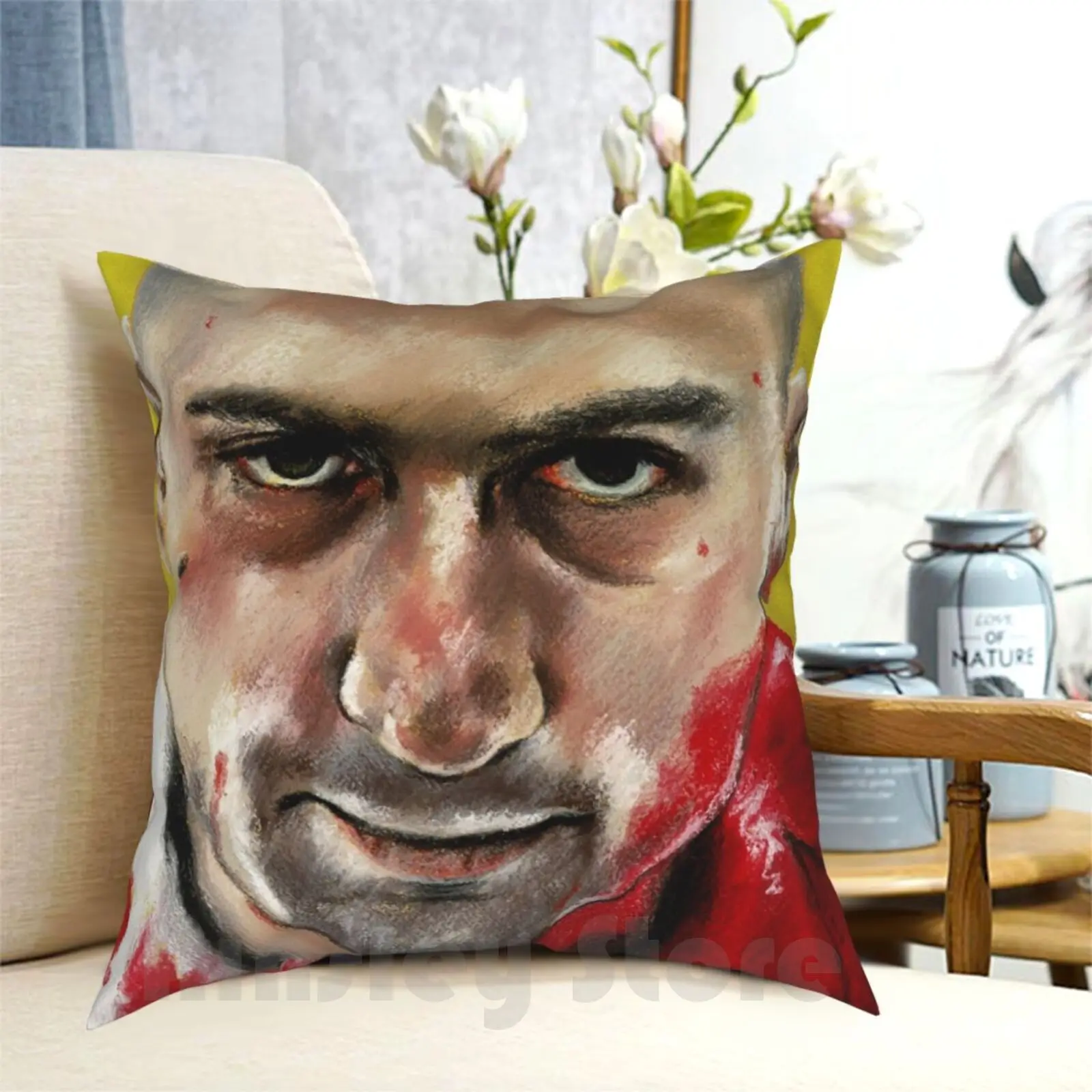 Travis Bickle From Taxi Driver Pillow Case Printed Home Soft Throw Pillow Taxidriver Taxi Taksi Cab Taxis Travel Car