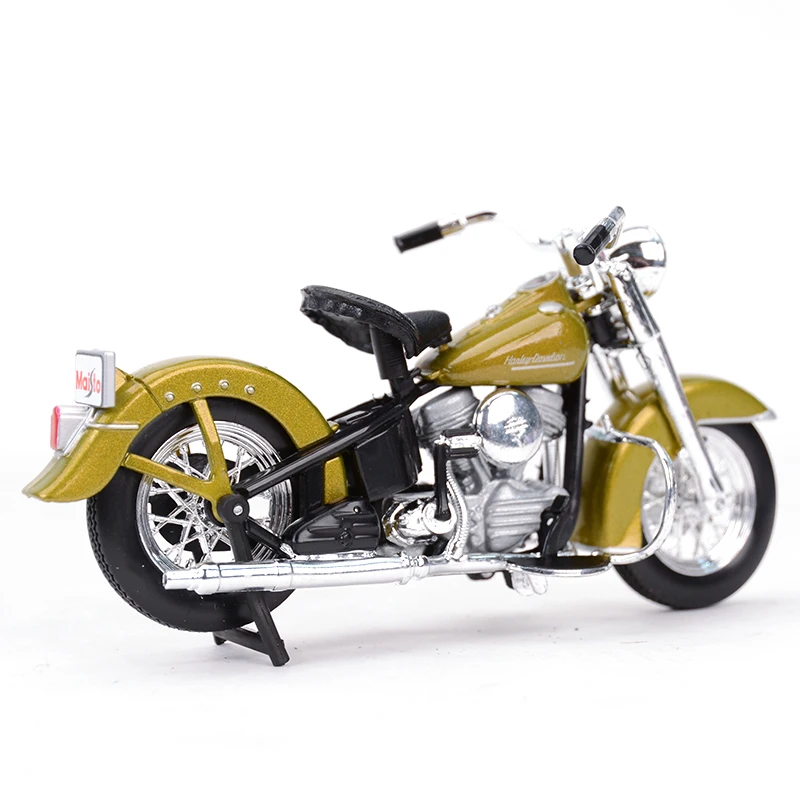 Maisto 1:18 Harley-Davidson 1953 74FL HYDRA Glide Blue Die Cast Vehicles Collectible Hobbies Motorcycle Model Toys
