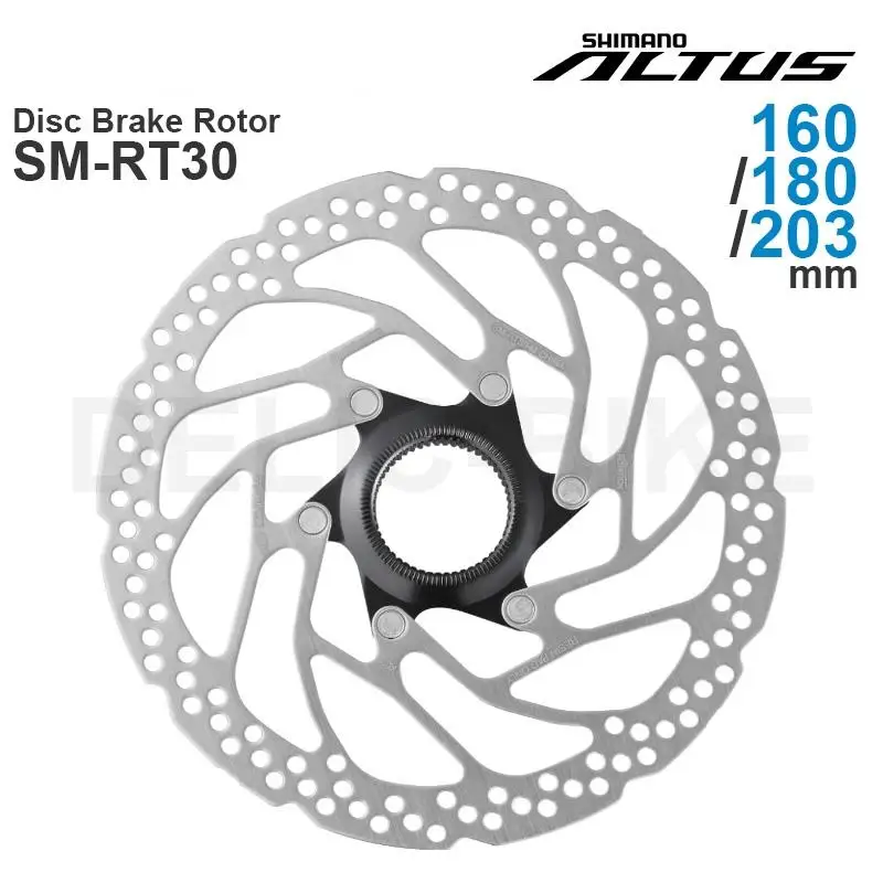 SHIMANO ALTUS M2000 SM-RT30- CENTER LOCK - Disc Brake Rotor - 203/180/160 mm Original parts