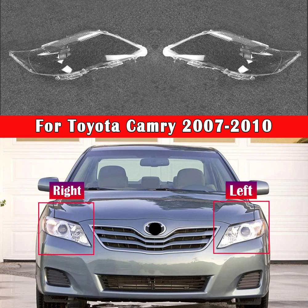 

Transparent Headlight Cover Headlamp Shell Clear Lens Plexiglass Replace Original Lampshade For Toyota Camry 2007 2008 2009 2010