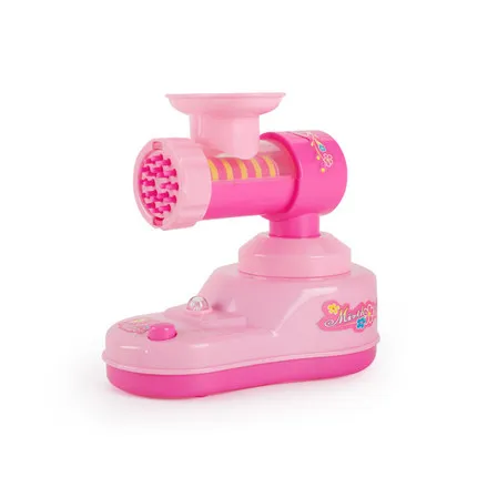 Meat Grinder Children Play Toys Suit Simulation Mini Small Appliances Series Baby Girl Cooking Kitchen Utensils 2021