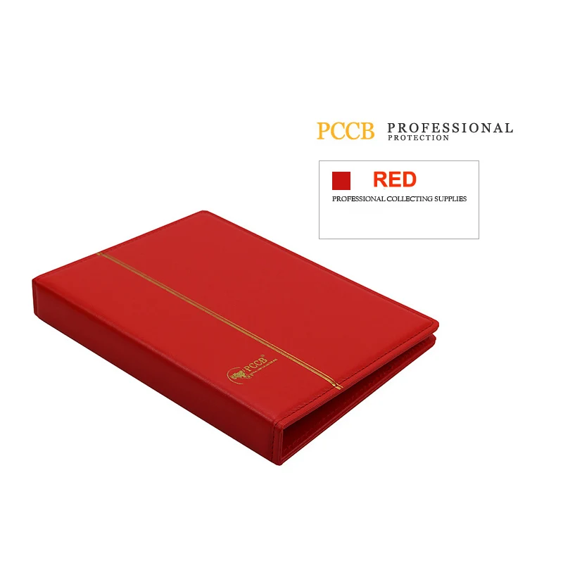 3 Hole - PCCB-MINGT MICRO.V0.5  leather empty coin album Commemorative Coin Collection album