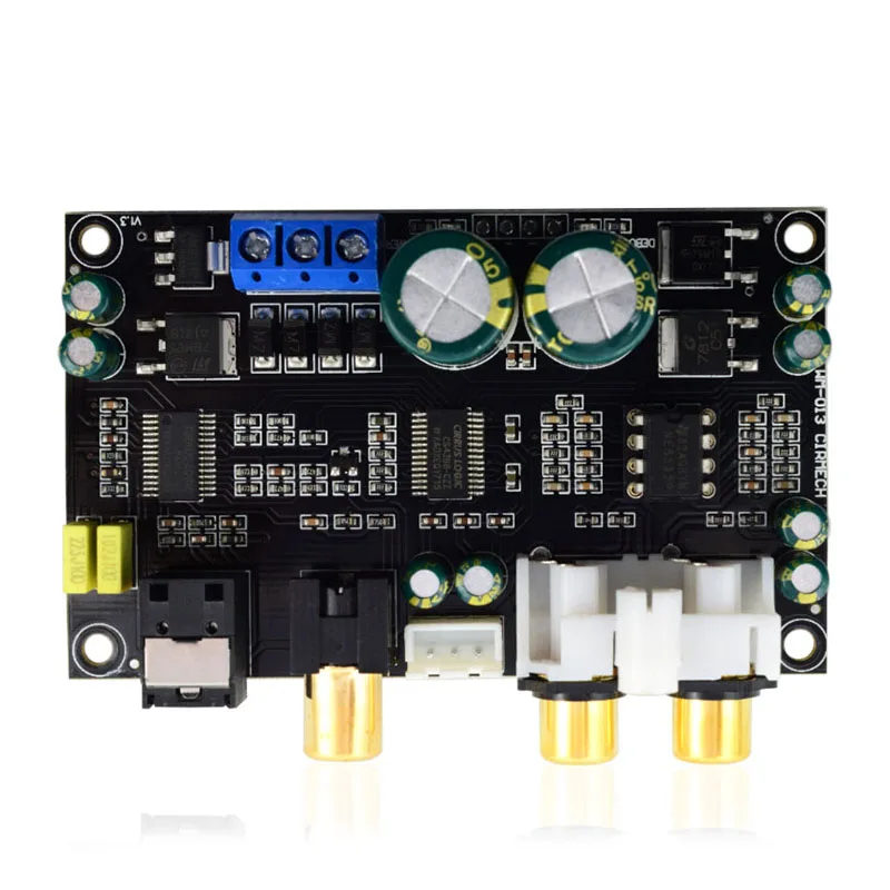 UNISIAN Optical coaxial audio decoder Support 24BIT192KHz  SPDIF coaxial Optical fiber decode DAC board For Home amplifier