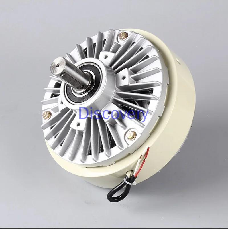 Embrague de polvo magnético de doble eje, freno de 0,6Kg-40Kg, controlador de tensión de 24V, eje de expansión de aire de polvo