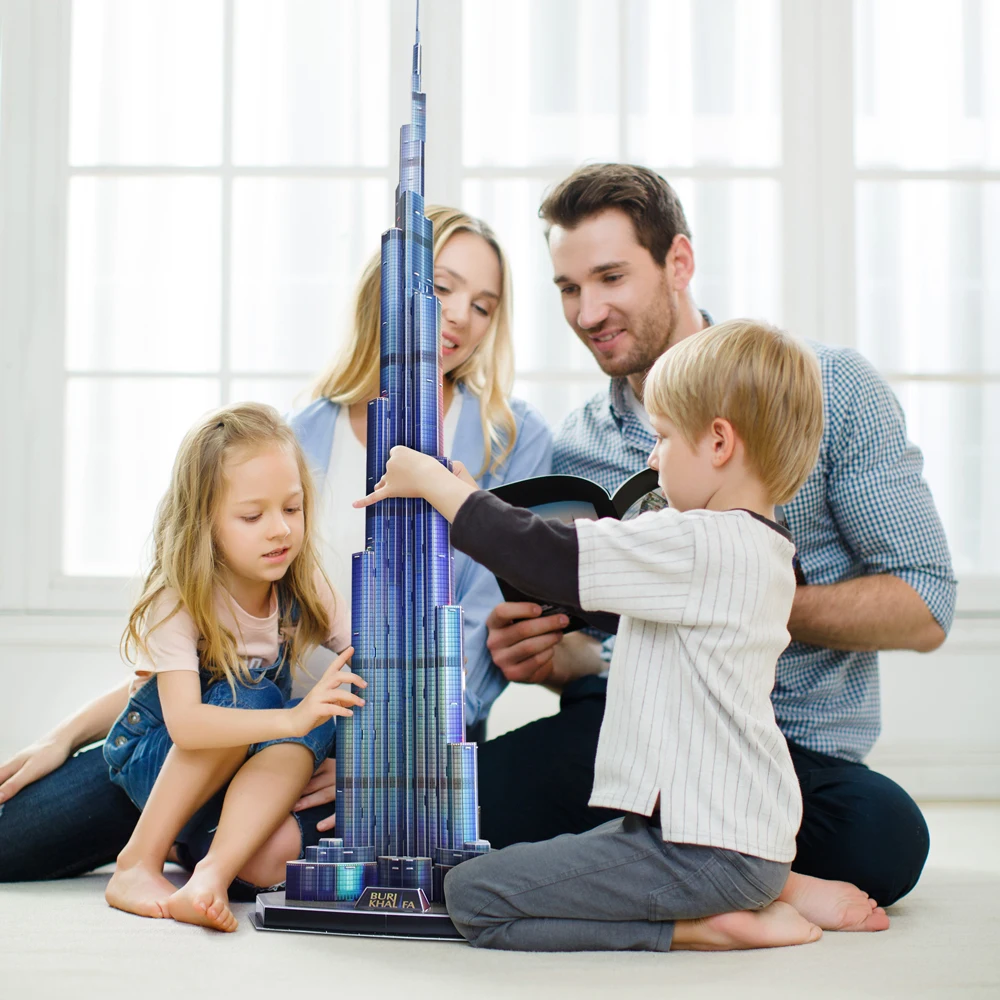 CubicFun 3D Puzzles LED Dubai Burj Khalifa 57.5\