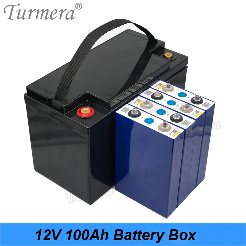 Turmera 12V 90Ah 100Ah 3.2V Lifepo4 Battery Lithium iron phosphate battery for Solar Power System and Uninterrupted Power Supply