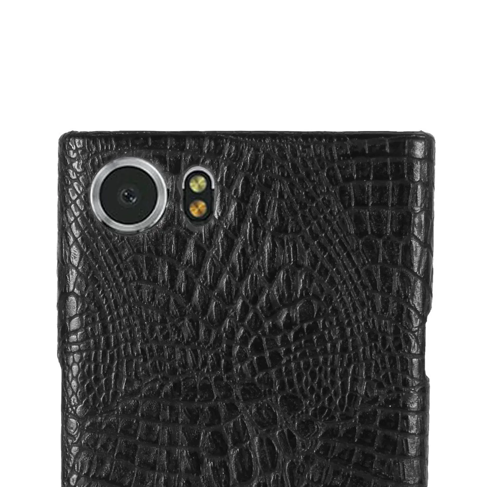 For BlackBerry Keyone DTEK70 Case Crocodile Skin Matte Back Cover Hard Case For BlackBerry Keyone BBB100-2 Phone Bags Cover