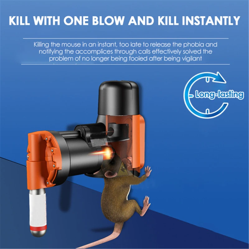 Kit trappola per topi Non tossico umano automatico Mouse per topi trappola multi-cattura trappola per topi macchina cilindri di CO2 umano Non tossico intelligente