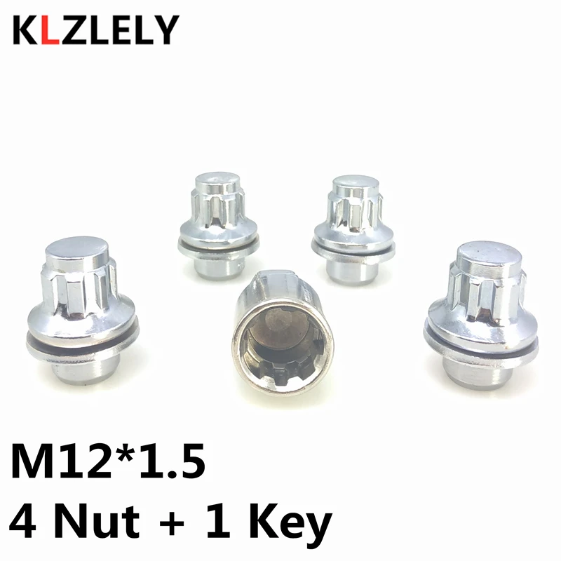 1 SET M12*1.5 Anti-Theft Standard Wheel Lug Nuts For  JAGUAR F-Type XF S-pyte CCX X-pyte CF1 F-Type XE X760 XF CC9 XF X260 XJ