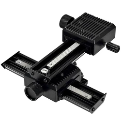 4 Way Macro Focusing Rail Slider with 1/4 Screw for Canon Nikon Olympus Camera GDeals Directional Regulator Macro Gimbal Bracket