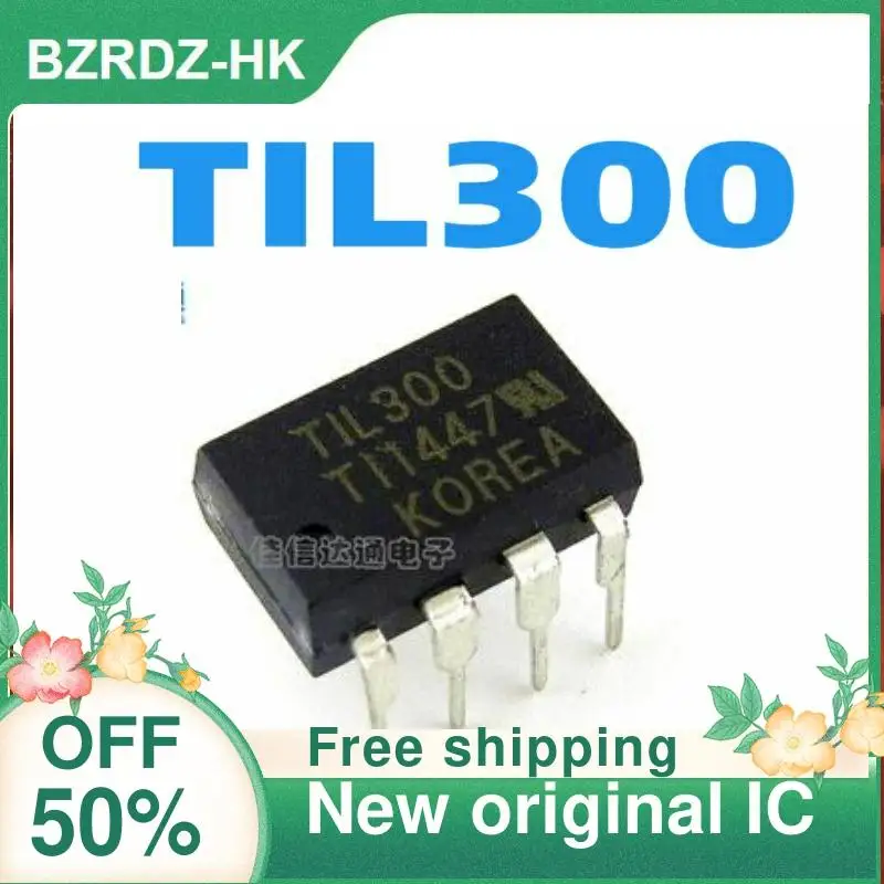 IC أصلي جديد ، TIL300 ، DIP8 ، 5