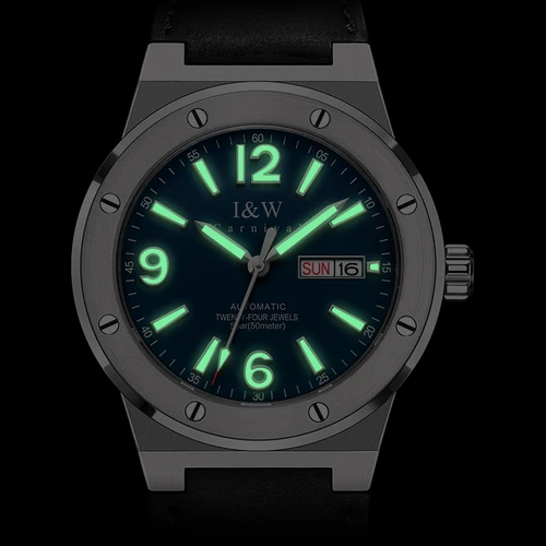 Imagen 2 del producto Reloj Mecánico Carnival IW para Hombre, relojes automáticos de lujo para Hombre, MIYOTA o NH36, Reloj luminoso de zafiro resistente al agua para Hombre